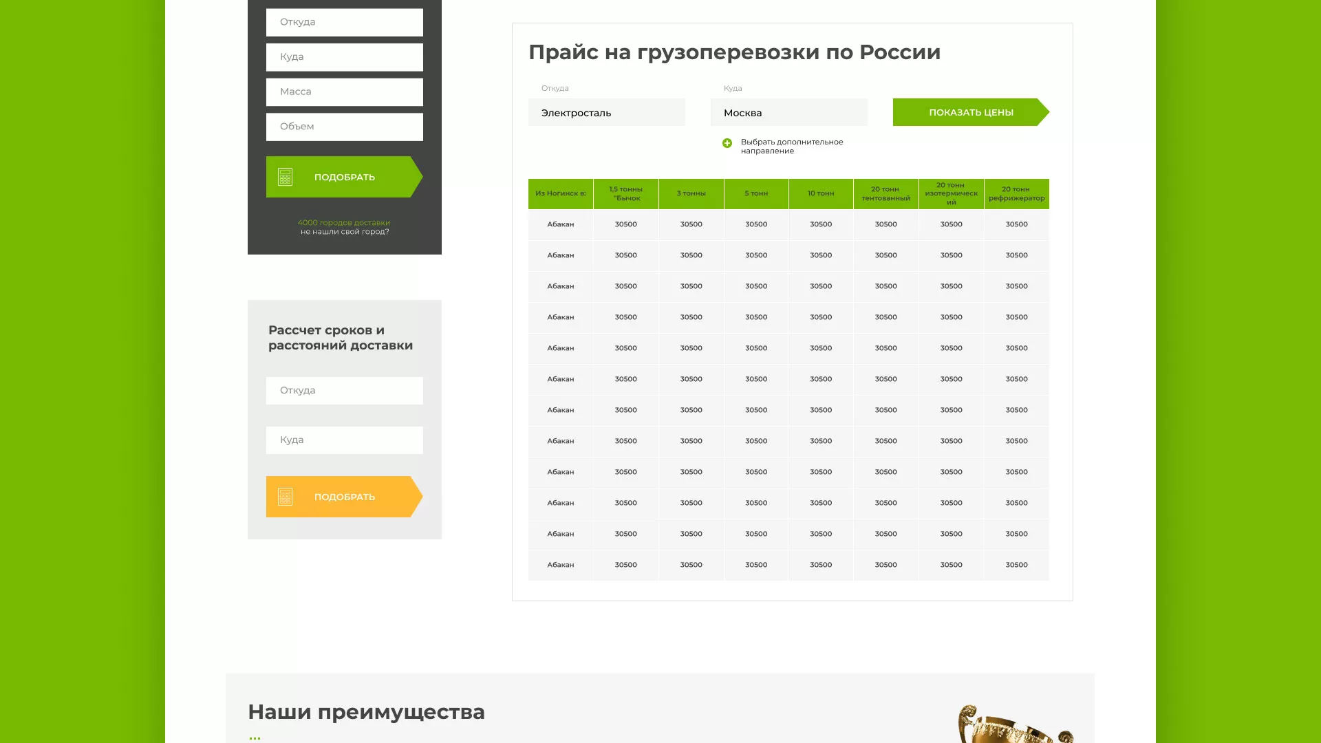 Разработка логотипа и сайта компании «Инком-Логистика» в Майкопе